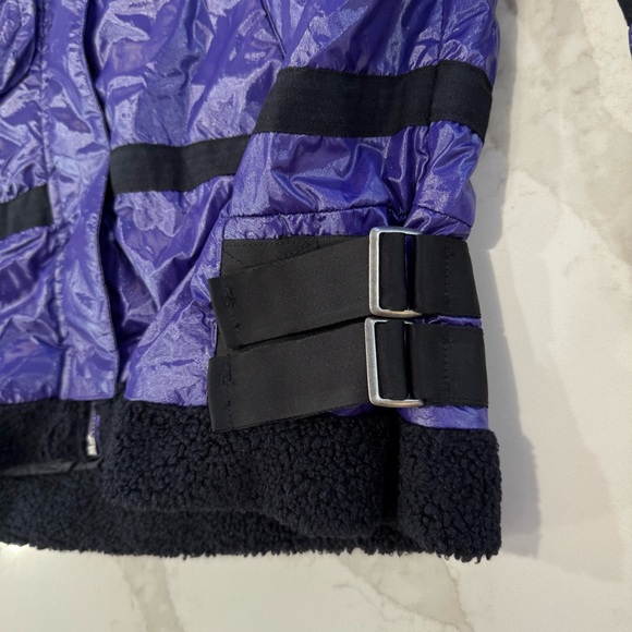 Free People Movement Vagabond Fleece Bomber Jacket Women’s XS Purple Packable - Picture 3 of 11